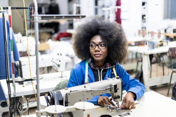 KK Apparel Solutions production team member at work